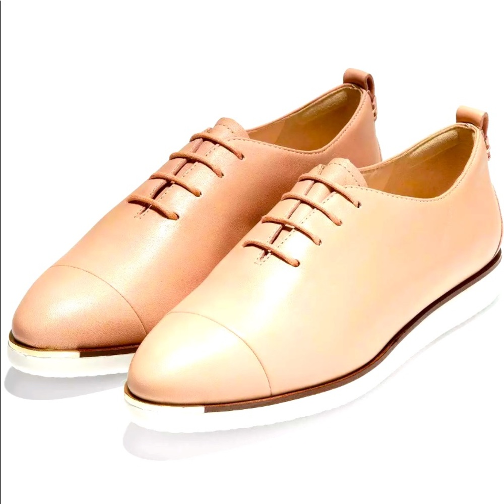 New Cole Haan Grand Ambition lace up flats